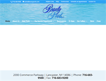 Tablet Screenshot of beautypools.com